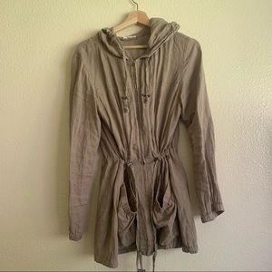 Eileen Fisher Linen Jacket Taupe